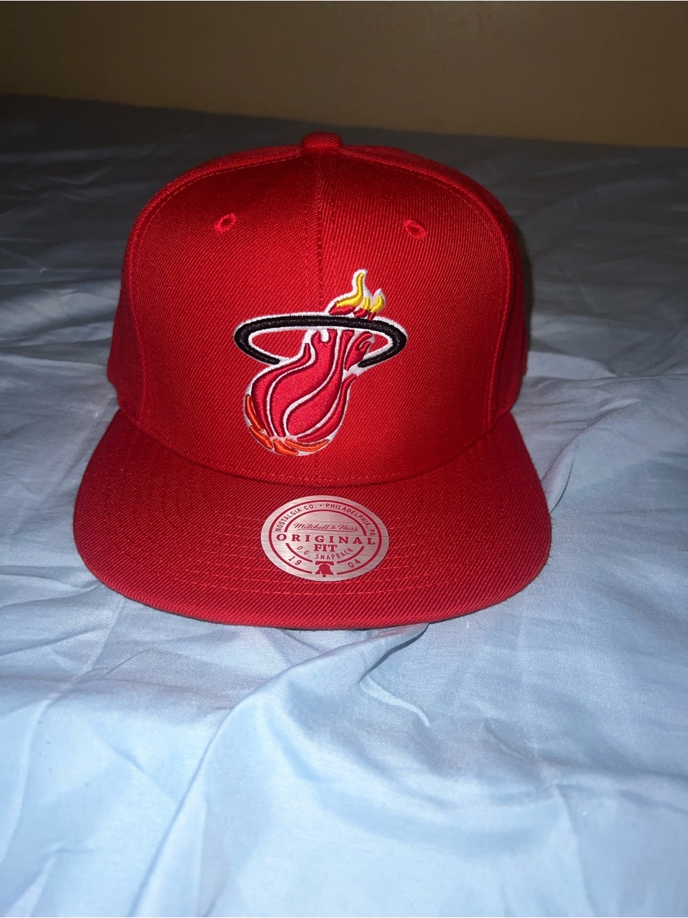 Miami heat snapback hat
